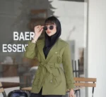 بارونی کوتاه پاییزه (زنانه) - Image 3