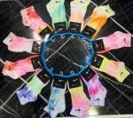 جوراب آبرنگی ساق کوتاه