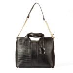 کیف چرم طبیعی زنجیر دار - Image 2