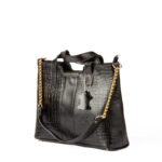 کیف چرم طبیعی زنجیر دار