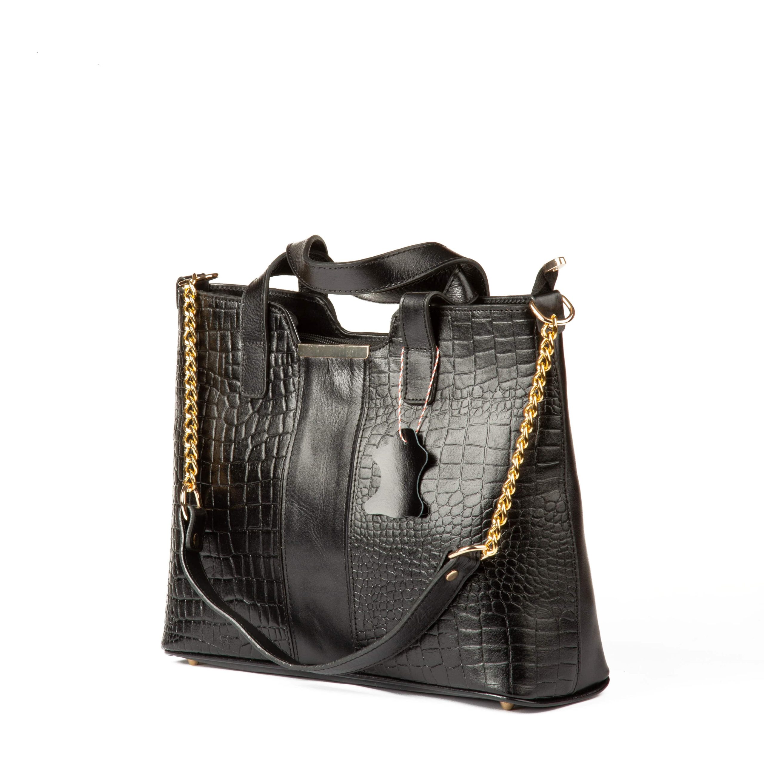 IMG_2795-min-scaled کیف چرم طبیعی زنجیر دار - Image 1