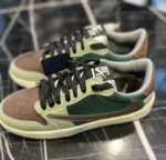 کتانی NIKE travis scott قهوه ای سبز - Image 3