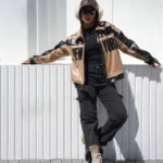 کت چرم دخترانه نیویورک