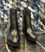 نیم بوت پاشنه دار ساده - Image 4