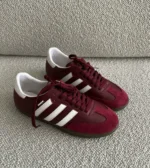 کفش کتونی دخترانه سامبا زرشکی - Image 2