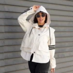 کت کلاه دار پاییزه (دخترانه)