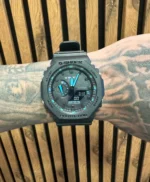 ساعت جی شاک 2100 مشکی عقربه آبی - Image 6