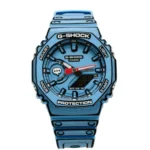 ساعت جی شاک 2100 آبی کارتنی