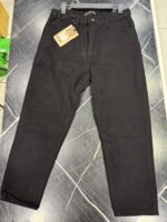 شلوار مام فیت رنگ مشکی دخترانه - Image 2