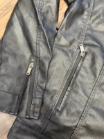 کاپشن یقه کش چرم وارداتی - Image 3