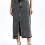 دامن جین دخترانه بلند