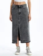 دامن جین دخترانه بلند