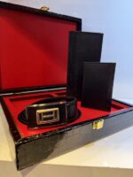 ست هدیه سه تیکه چرم طبیعی آزﻣﺎ - Image 3