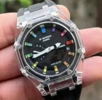 ساعت جی شاک صفحه رزین عقربه رنگی - Image 3