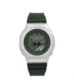 ساعت جی شاک زنانه GM-S2100 سبز قاب سیلور