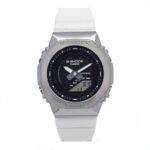 ساعت جی شاک زنانه GM-S2100 سیلور سفید