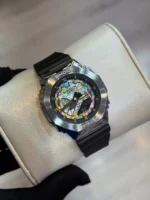 ساعت زنانه جی شاک GM-S2100 قاب سیلور صفحه آبرنگ - Image 4