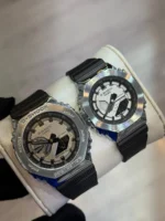 ساعت زنانه جی شاک GM-S2100 قاب استیل صفحه سیلور - Image 4