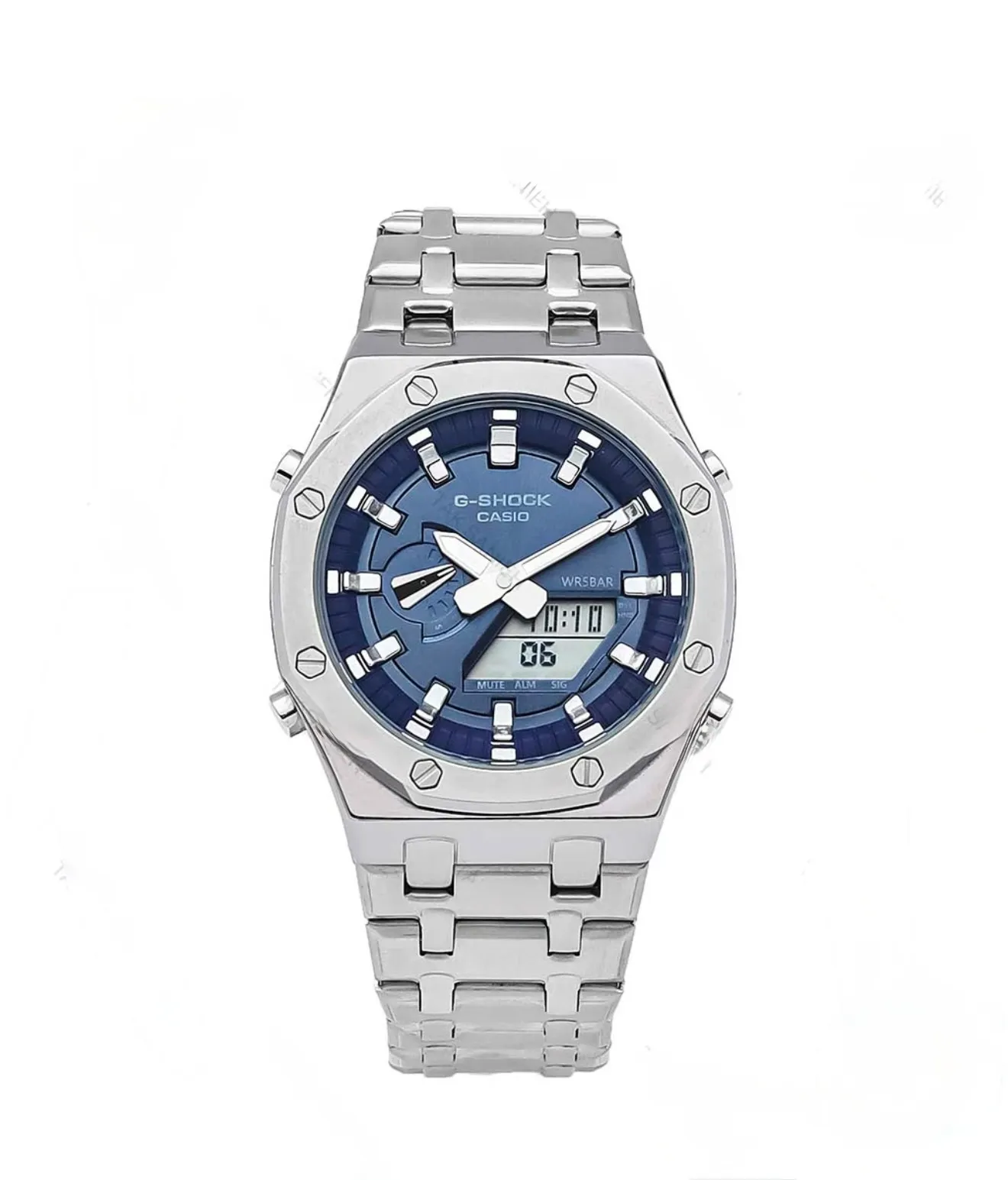 IMG_1164 (1) ساعت جی شاک مردانه GA-B2100 استیل صفحه سرمه ای - Image 1