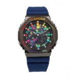 ساعت جی شاک مردانه GM2100 مشکی سرمه ای آبرنگ