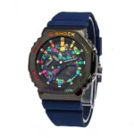 ساعت جی شاک مردانه GM2100 مشکی سرمه ای آبرنگ - Image 2