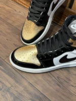 کتونی جردن وان مشکی طلایی - Image 3