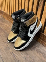 کتونی جردن وان مشکی طلایی - Image 4