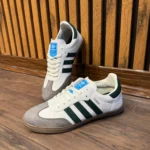 سامبا سفید سبز مردانه