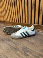 سامبا سفید سبز مردانه - Image 3