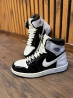 کتونی جردن وان پسرانه مشکی سفید