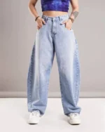 شلوار خمره ای ابی