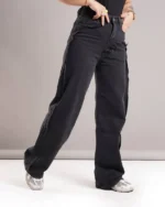 شلوار بگ ذغالی دخترانه