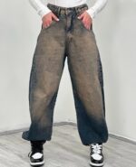 شلوار خمره ای گازوئیلی روشن