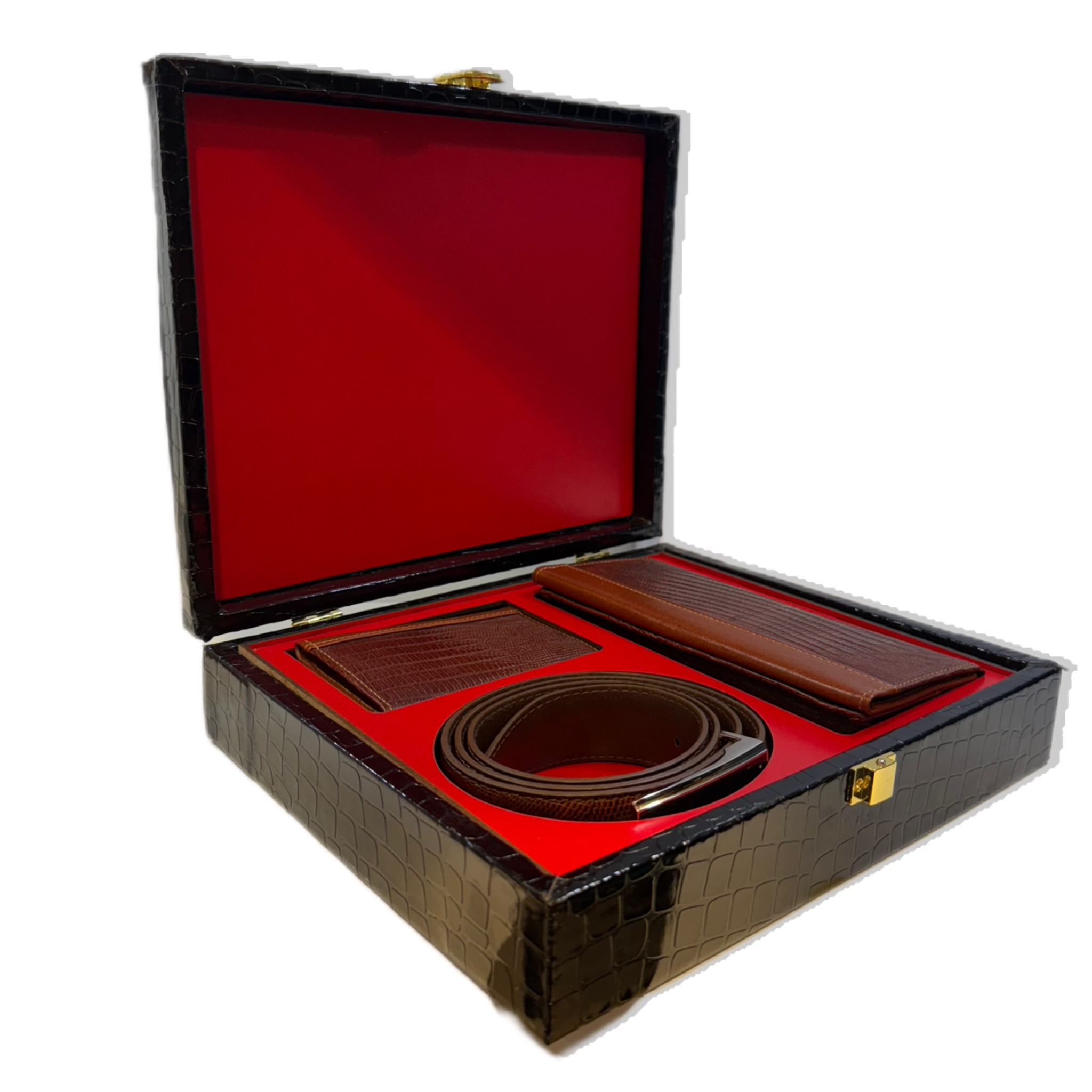 photo-output-2025-01-05T171445.824 ست هدیه 3تیکه چرم طبیعی آرﺗﯿﻦ - Image 1