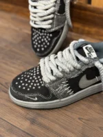 کتونی زنانه وودو مشکي طوسي - Image 2