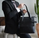 کيف اداري چرم طبيعي ميني سپهر - Image 2