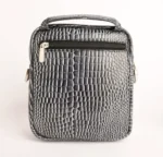 کيف چرم طبیعی کايسر طوسي کروکديل - Image 2