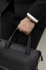 کيف اداري چرم طبيعي ميني سپهر - Image 3