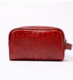 شوز بگ دستي چرم طبیعی ديزل زرشکي