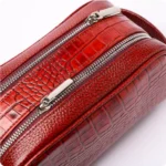 شوز بگ دستي چرم طبیعی ديزل زرشکي - Image 2