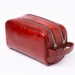 شوز بگ دستي چرم طبیعی ديزل زرشکي - Image 4