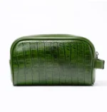 شوز بگ دستي چرم طبیعی ديزل سبز