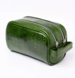 شوز بگ دستي چرم طبیعی ديزل سبز - Image 3