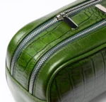 شوز بگ دستي چرم طبیعی ديزل سبز - Image 4