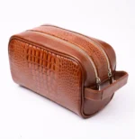 شوز بگ دستي چرم طبیعی ديزل عسلي - Image 4