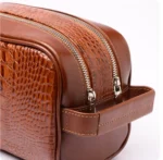 شوز بگ دستي چرم طبیعی ديزل عسلي - Image 2