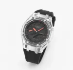 ساعت جي شاک 2100صفحه رزين عقربه نارنجي - Image 4