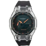 ساعت جي شاک 2100صفحه رزين عقربه نارنجي