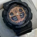 ساعت مچي جي شاک مشکي رزگلد - Image 2