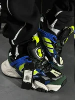 کتوني رانر آديداس مشکي فسفري - Image 4